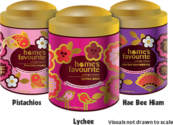 Pistachios, Lychee, Hae Bee Hiam